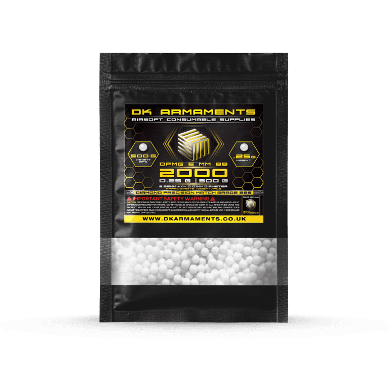 0.25g 2000 6mm DPMG Airsoft BBs 500g Pack