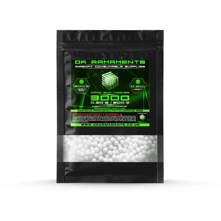 0.20g Green Tracer 3000 6mm DPMG BBs
