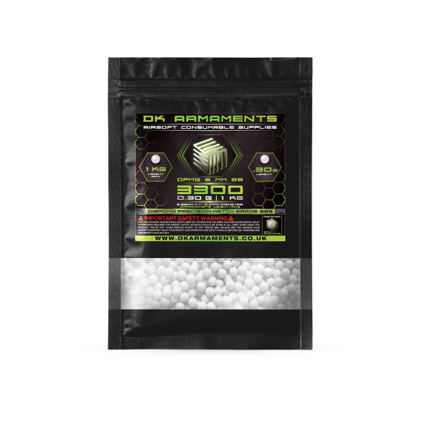 0.30g 3300 6mm DPMG Airsoft BBs