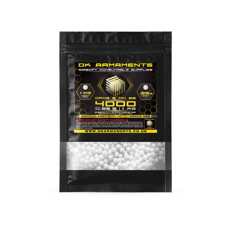 0.25g 4000 6mm DPMG Airsoft BBs 1Kg Pack