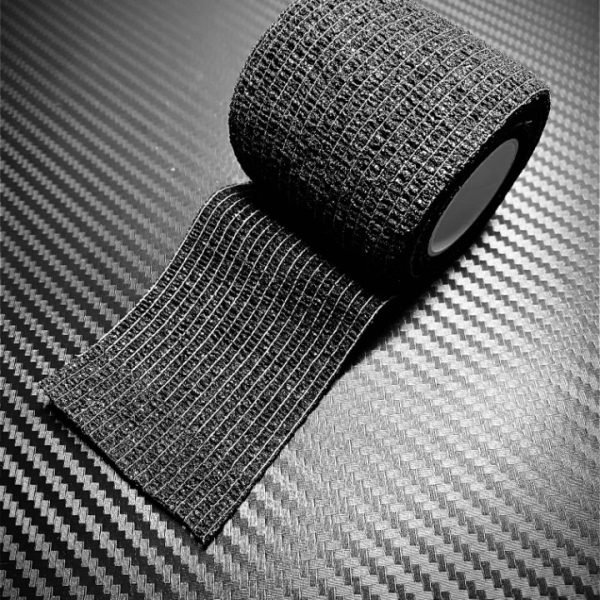Tactical Black Elasticated Self-Adhering Weapon Wrap