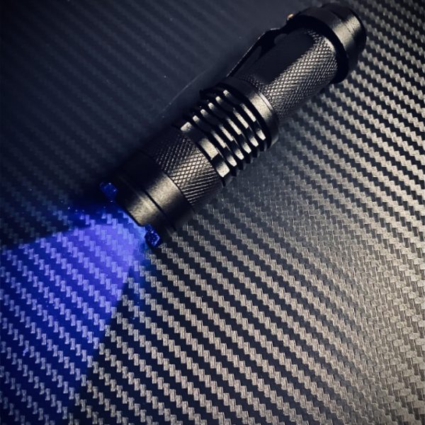 Tactical Mini Ultra Violet UV CREE LED Torch Flashlight Adjustable Zoom