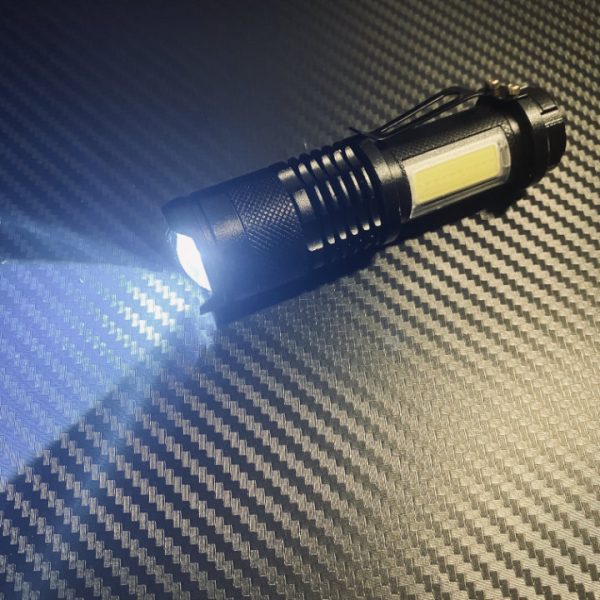 Tactical Rechargeable XPE CREE Led Torch Flashlight Adjustable Zoom With Strobe