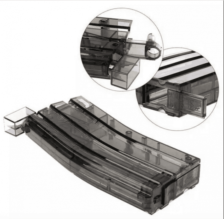 Airsoft M4 Magazine style 500 Round 6MM BB Speed loader