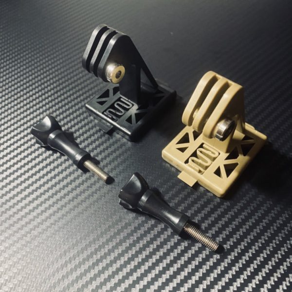 Tactical Camera NVG Helmet Mount Base Adapter For Gopro Action Camera in 2 Colours