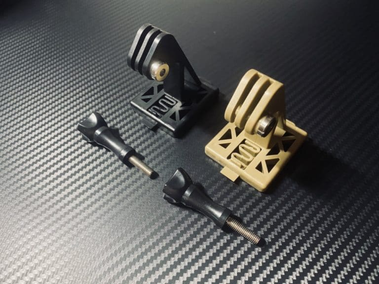 Tactical Camera NVG Helmet Mount Base Adapter For Gopro Action Camera in 2 Colours