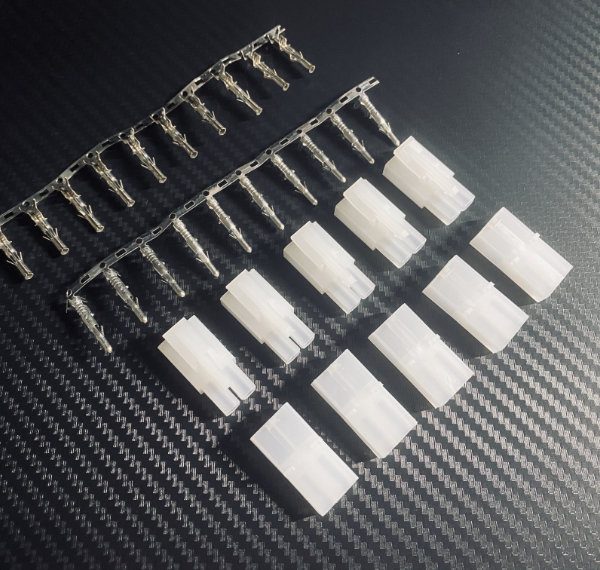 Tamiya Battery Connector Terminals For RC Cars Planes Airsoft x 5 Pairs Set (large connector type)