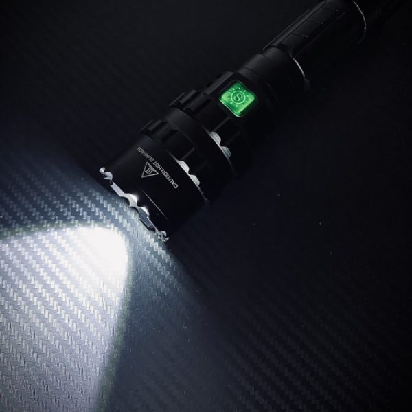 Tactical Gun Light 1600 Lumen L2 Dual Fuel Rechargeable Torch flashlight Airsoft Full set