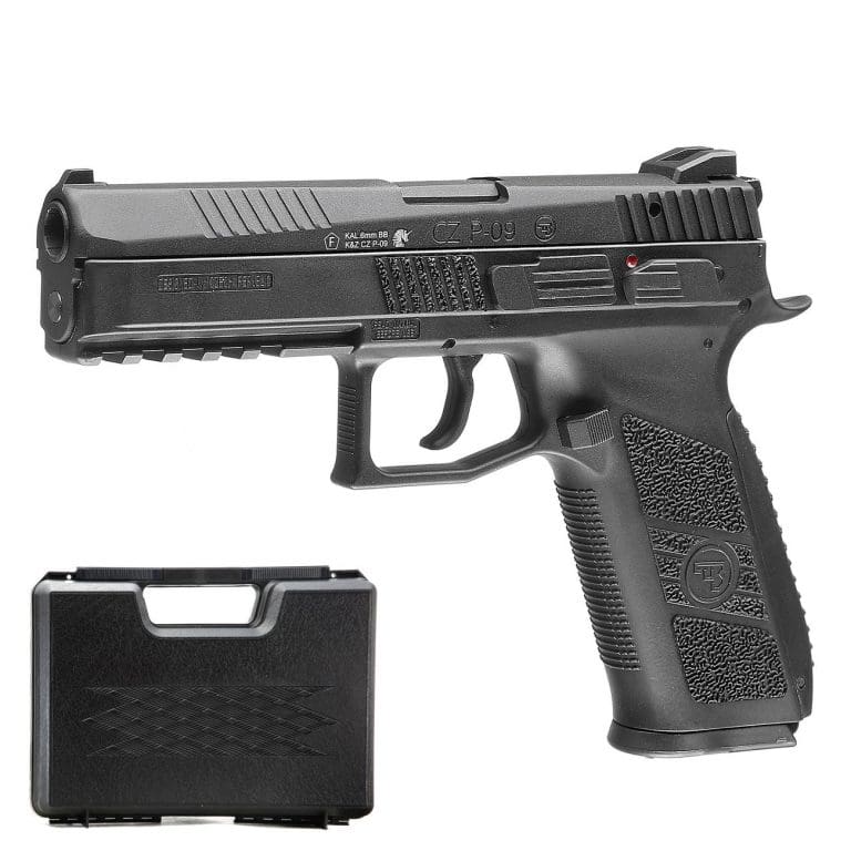 ASG CZ P09 GBB PISTOL (INCLUDING CASE) BLACK