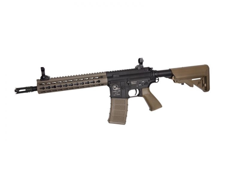 ASG ARMALITE M15 ASSAULT RIFLE AEG TAN & BLACK With Full Trademarks Licensed By ArmaLite