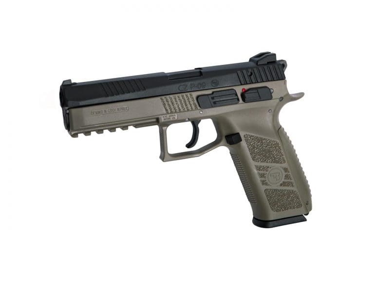ASG CZ P09 METAL SLIDE FLAT DARK EARTH