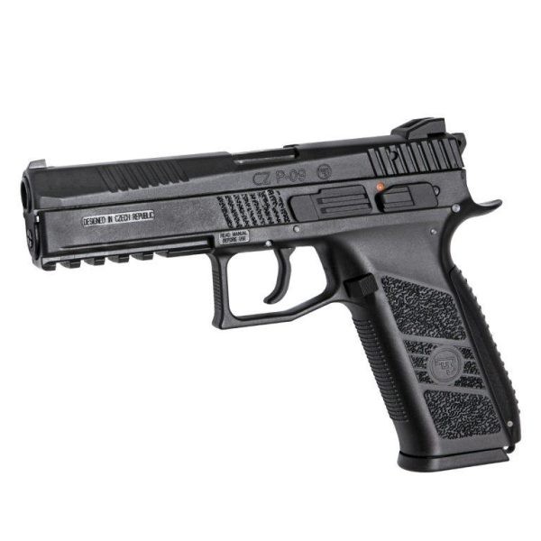 ASG CZ P09 PISTOL BLACK GBB SLV