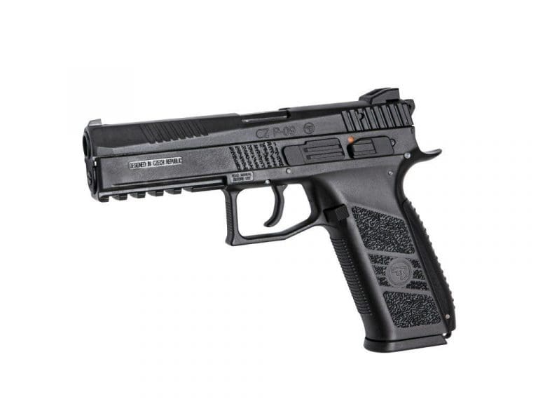 ASG CZ P09 PISTOL BLACK GBB SLV