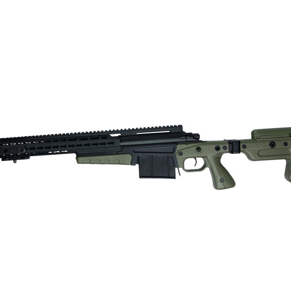 ASG ACCURACY INTERNATIONAL MK13 MOD 7 COMPACT SNIPER RIFLE - GREEN OD/ BLACK