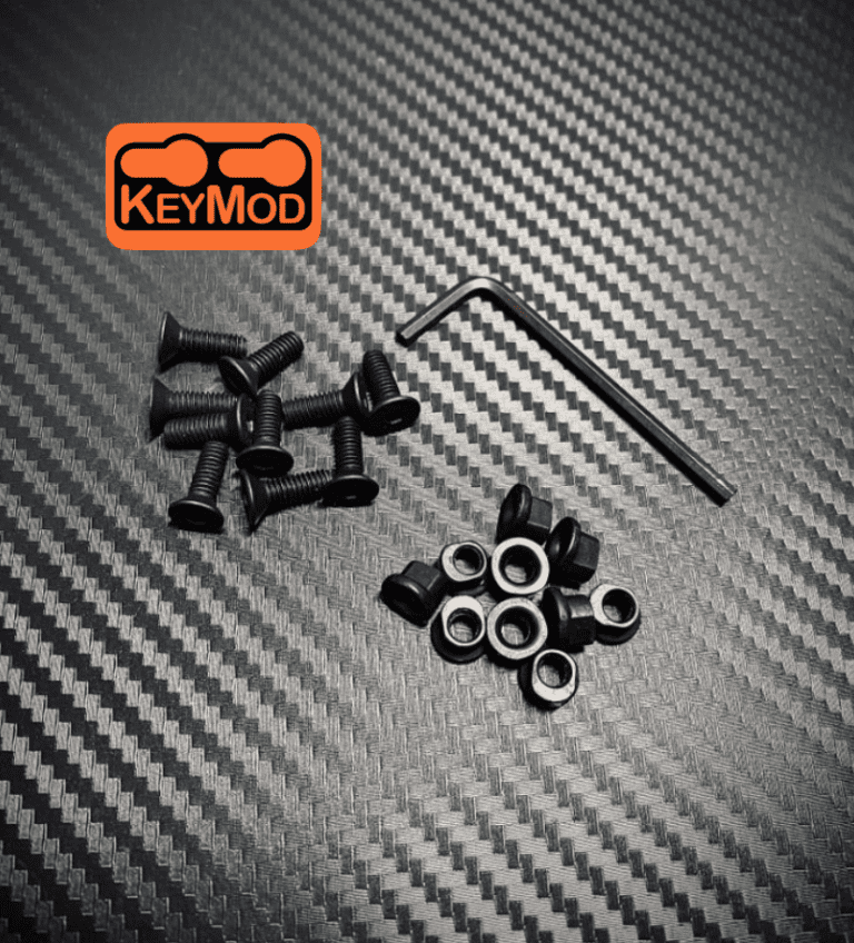 KEYMOD 10 pcs Replacement Metal Nut and bolt Set for KEY-MOD Rail Sections