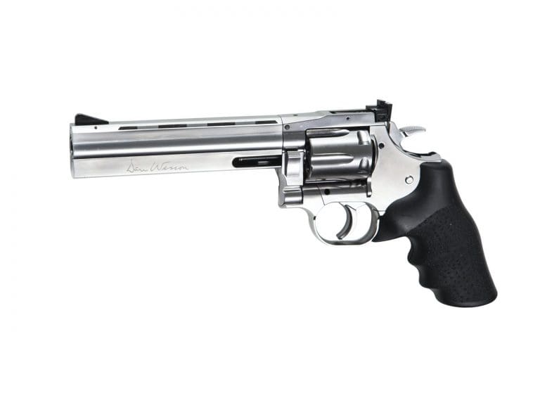 ASG DAN WESSON 715 - 6"REVOLVER, SILVER, LOW POWER
