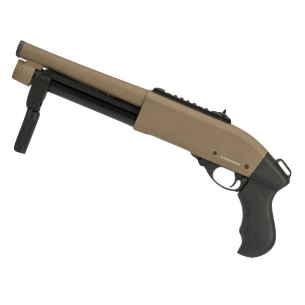 Golden Eagle M870 Breacher Style Gas Shotgun Tan