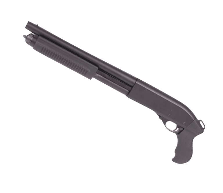 Golden Eagle M870 Breacher Tri-Shot Gas Pump Action Shotgun V2 BLACK