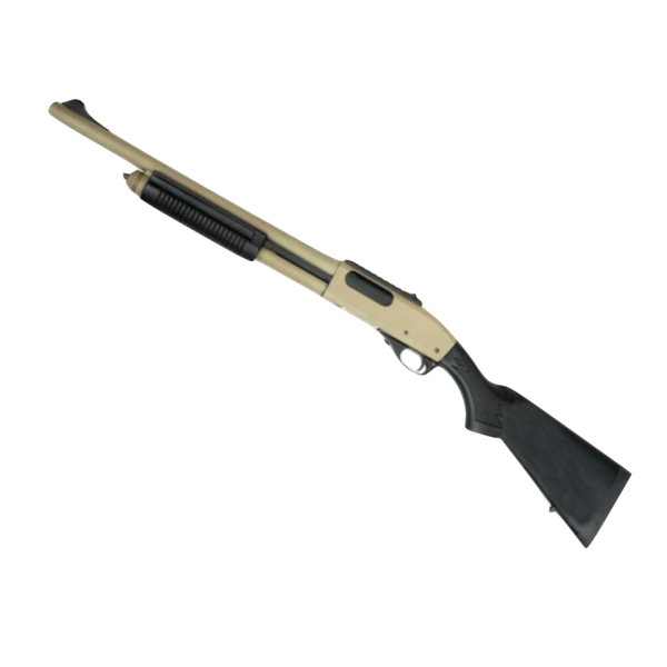 Golden Eagle M870 Tri-Shot Gas Pump Action Shotgun TAN