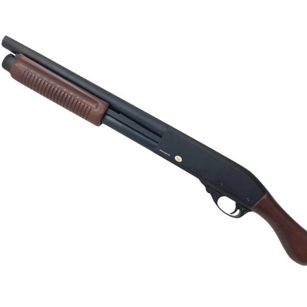 GOLDEN EAGLE M870 TRI-SHOT GAS PUMP SHOTGUN REAL WOOD BLACK 8877RW-V2