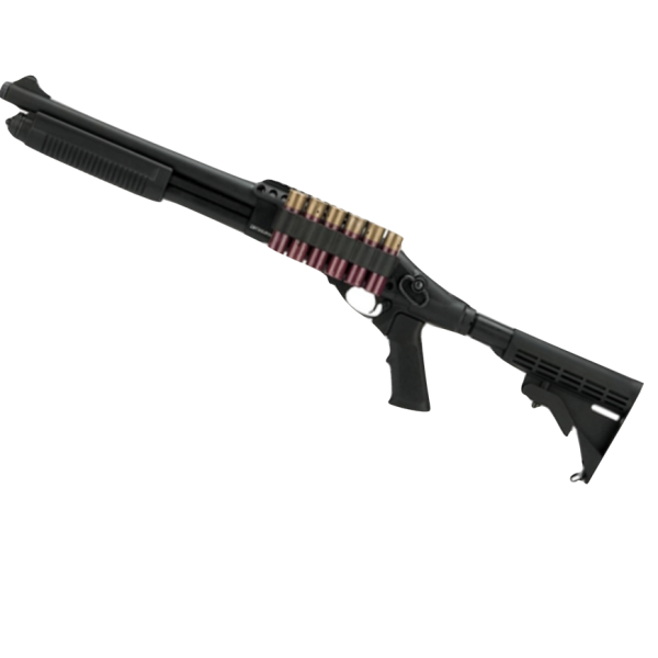 Golden Eagle M870 RAS Tri-Shot Gas Pump Action Shotgun (Short - Black - M8871 - V2)