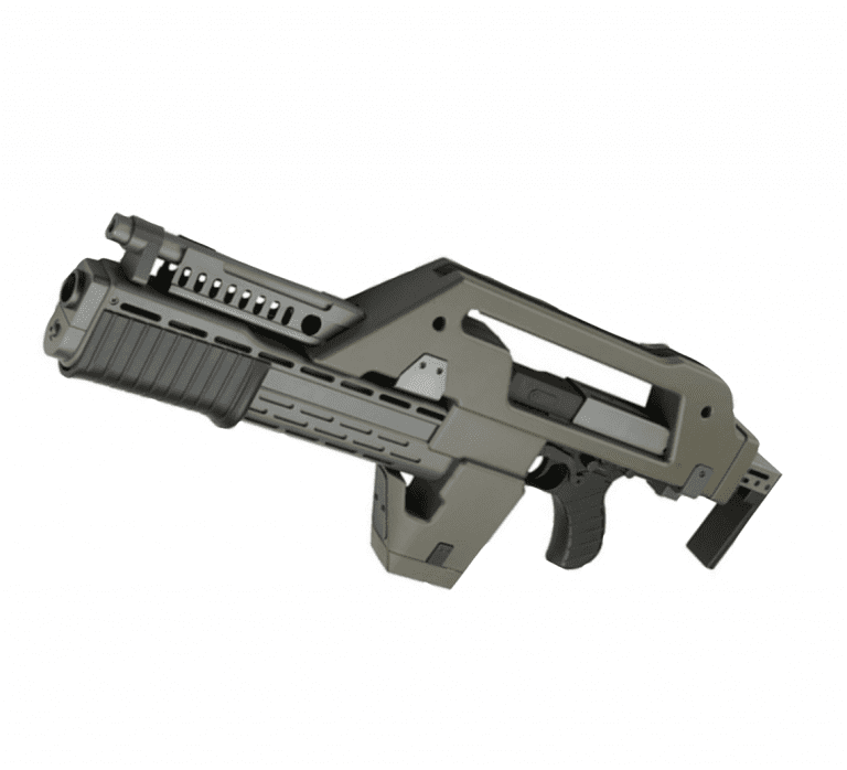 ALIENS M41A PULSE RIFLE AIRSOFT GREEN OD & BLACK By SNOW WOLF