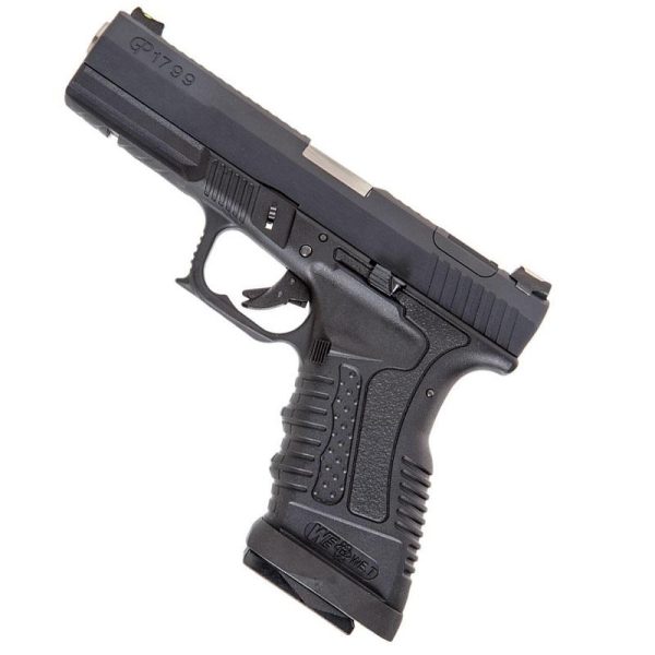 WE GP1799 GBB Pistol (T5 - Black - Silver Barrel - Metal Slide)