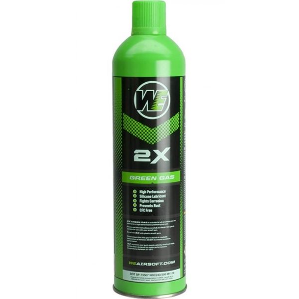 WE 2X PERFORMANCE AIRSOFT GREEN GAS