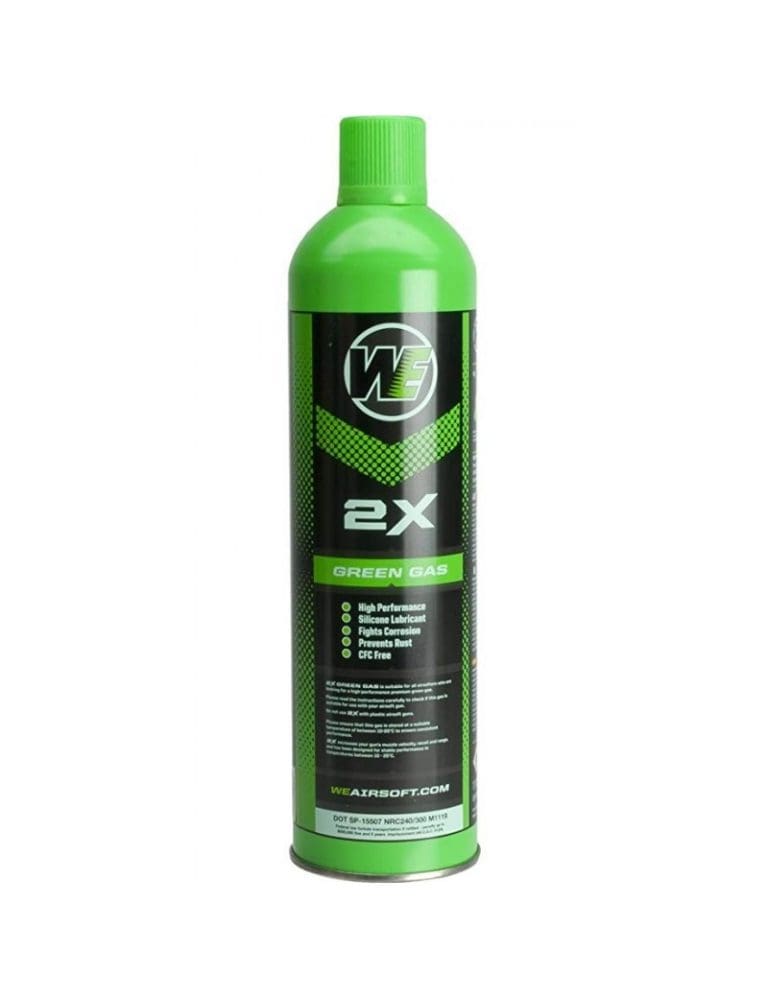 WE 2X PERFORMANCE AIRSOFT GREEN GAS