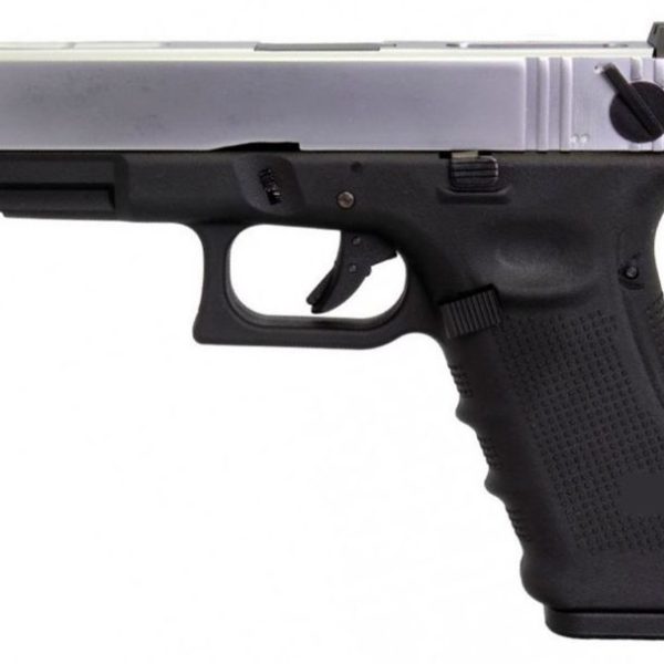WE 18 SERIES SEMI & FULL AUTO GBB AIRSOFT PISTOL SILVER SLIDE