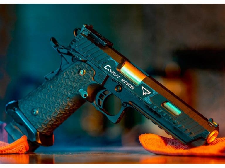 EMG x STI/TTI Licensed JW3 2011 Combat Master Gas Blowback Pistol Black