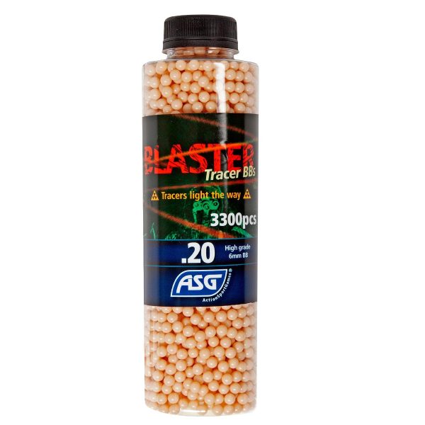 0.20 ASG AIRSOFT BB, BLASTER TRACER 3300PCS. RED