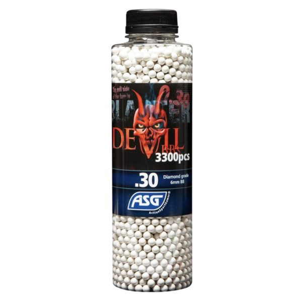 0.30 ASG AIRSOFT BB, BLASTER DEVIL, 3300 PCS BOTTLE