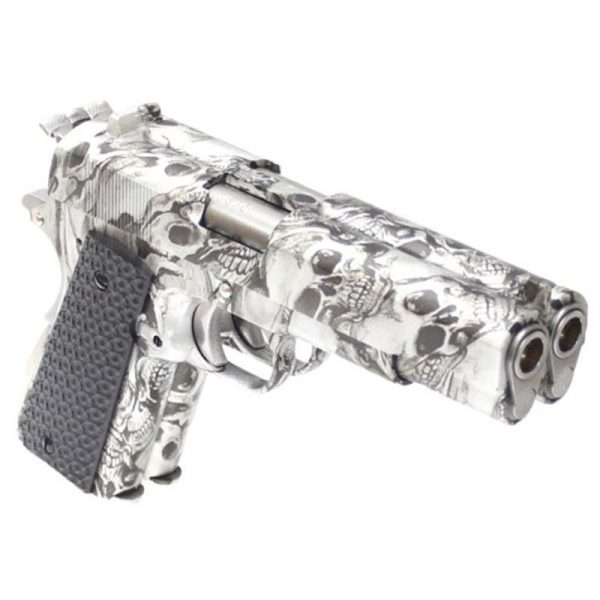 Armorer Works Custom Skull Double Barrel 1911 (AW-MX0100)