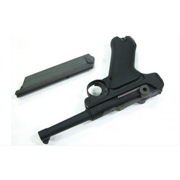 WE P08 4 INCH LUGER PISTOL BLACK