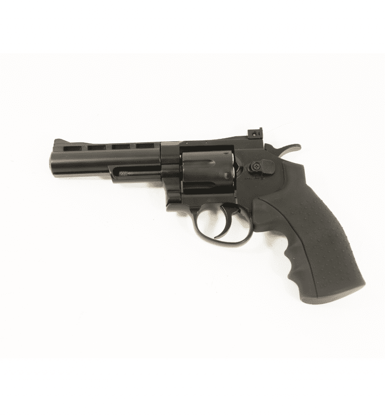 HFC C02 4″ FULL METAL BLACK REVOLVER 110084