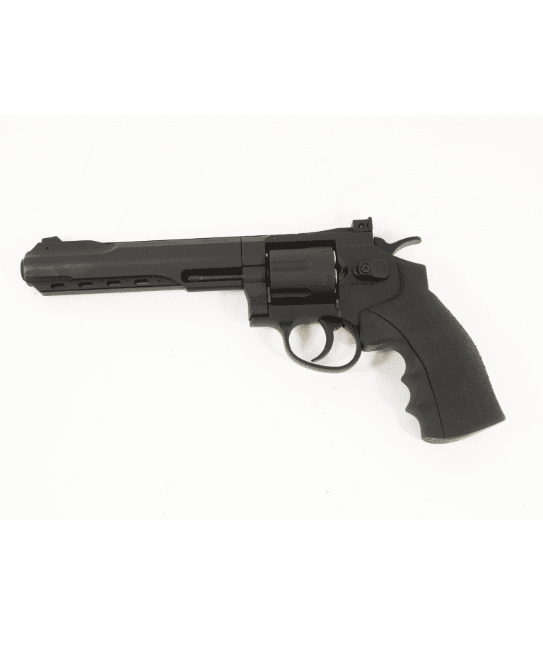 HFC C02 6″ FULL METAL BLACK REVOLVER 110086