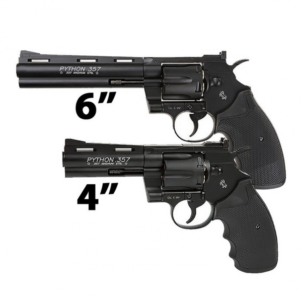 Cybergun Colt Python 357 Magnum C02 Revolver 4"