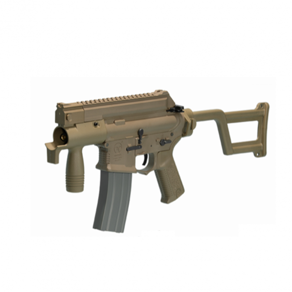 ARES AM-002 CCR STUBBY M4 FOLDING STOCK AIRSOFT RIFLE TAN