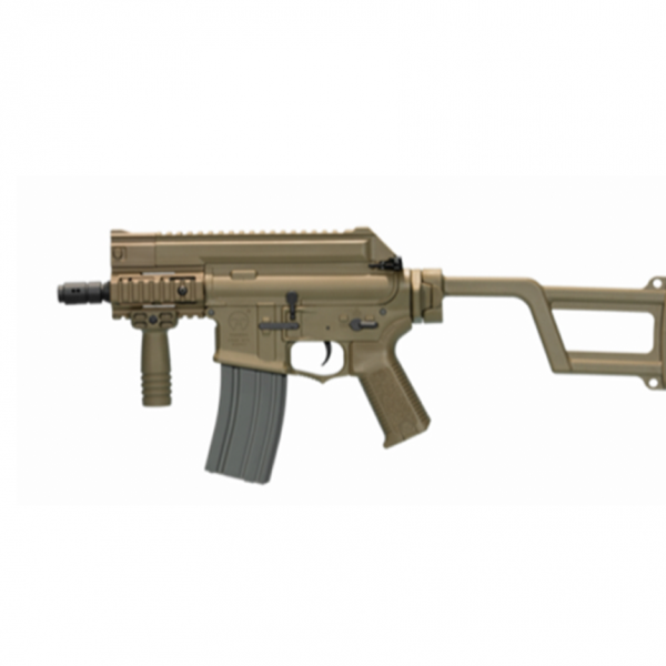 ARES AM-001 CCR STUBBY M4 FOLDING STOCK AIRSOFT TAN
