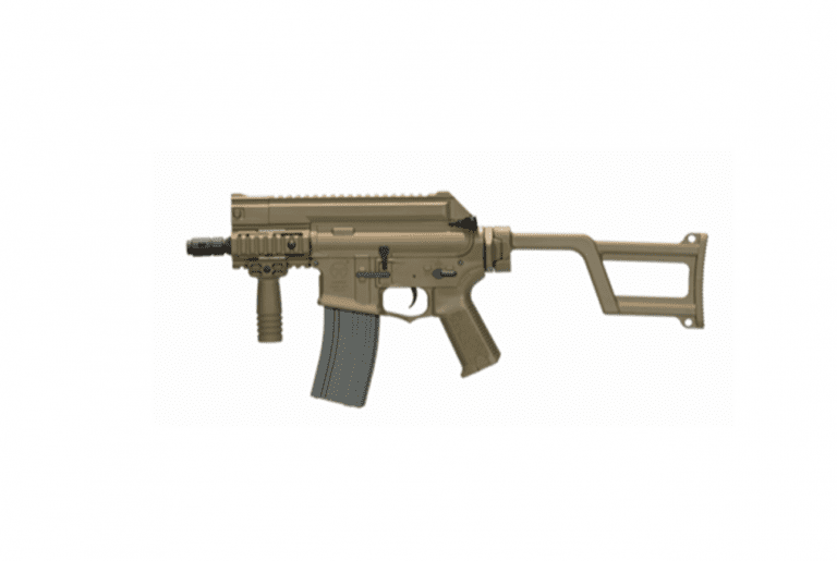 ARES AM-001 CCR STUBBY M4 FOLDING STOCK AIRSOFT TAN