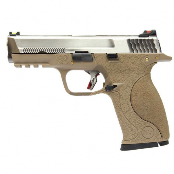 WE Custom Big Bird Tan (Silver Slide and Silver Barrel)