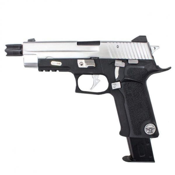 WE P-Virus 226 Gas Blowback Pistols Silver