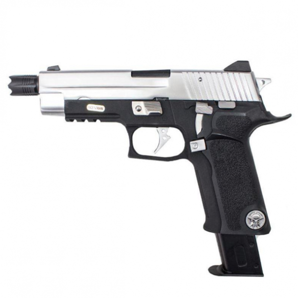 WE P-Virus 226 Gas Blowback Pistols Silver