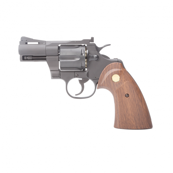 King Arms 2.5″ 357 Custom I-GAS Full Metal – Black – KA-PG-01-S-GAS