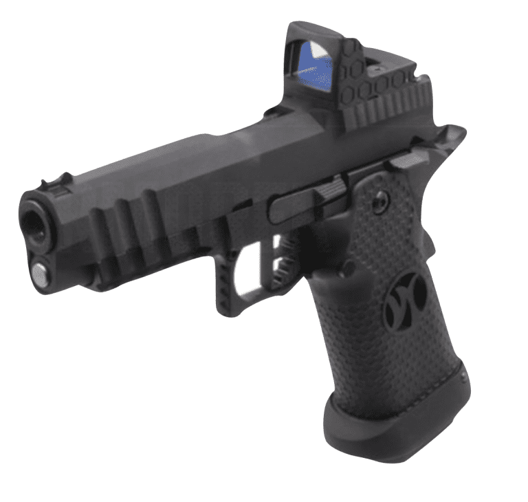 Armorer Works Black Ace Hi-Capa Custom GBBP with Reflex Sight