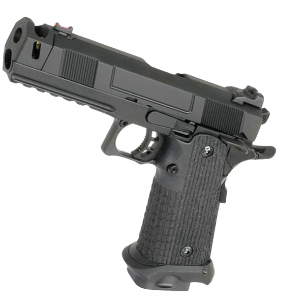 Army Custom 5.1 Hi-Capa with Costa Compensator Full Metal – Black – R501