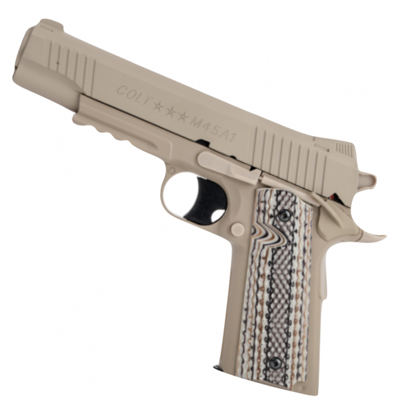 Cybergun Colt M45A1 GBB C02 Pistol TAN