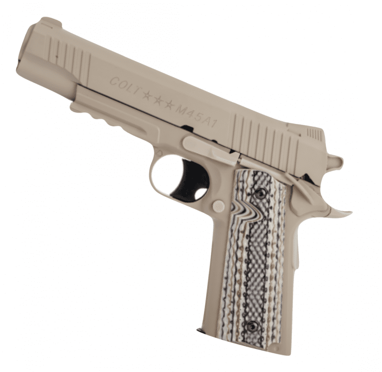 Cybergun Colt M45A1 GBB C02 Pistol TAN