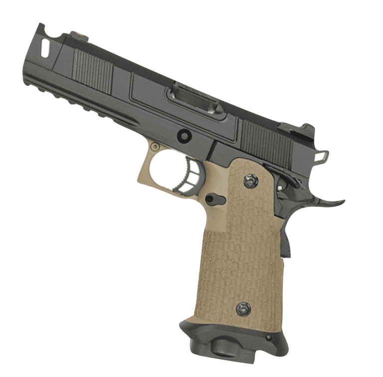 Army Custom 5.1 Hi-Capa with Costa Compensator (Full Metal - Tan - R501)